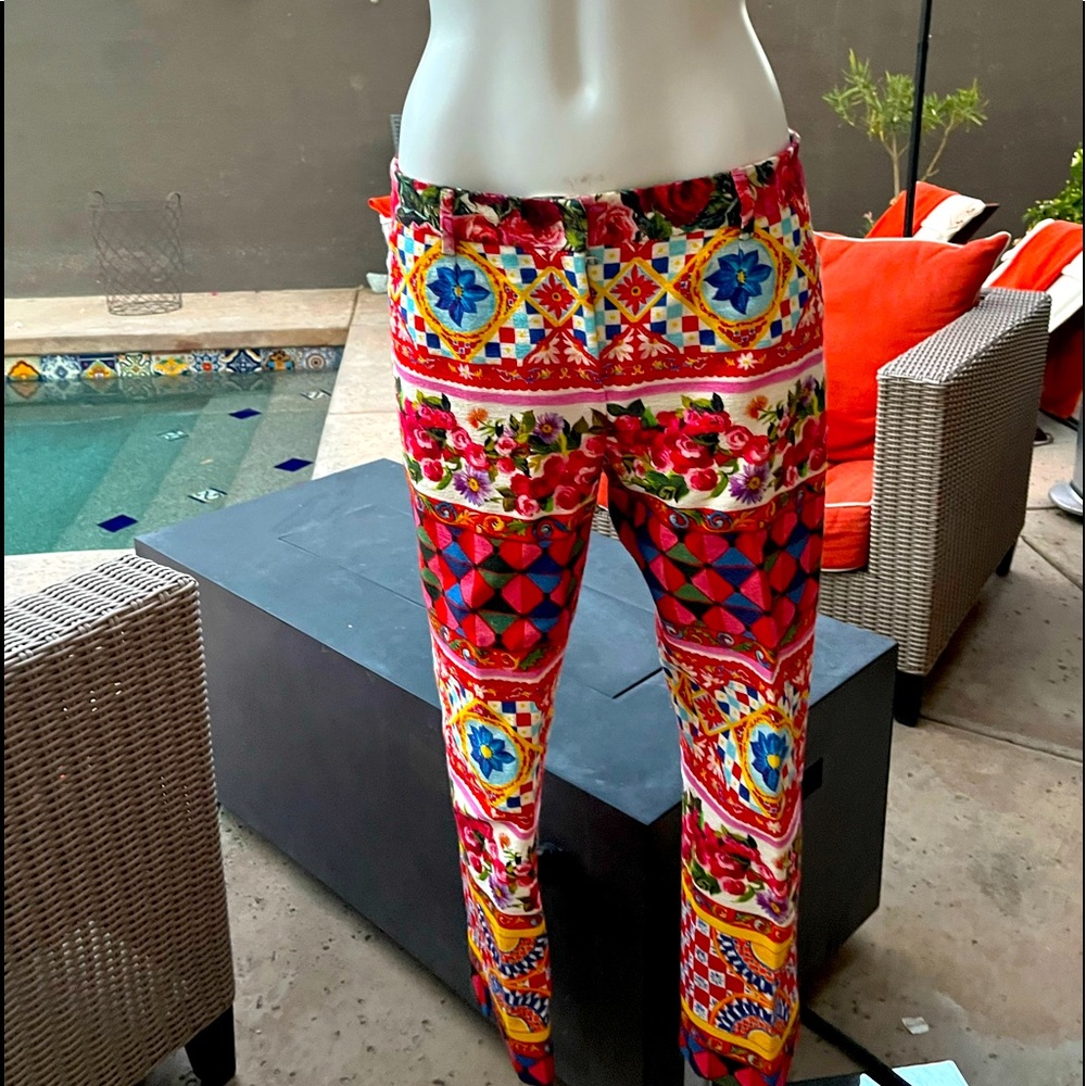 Dolce cropped trouser worn 2x